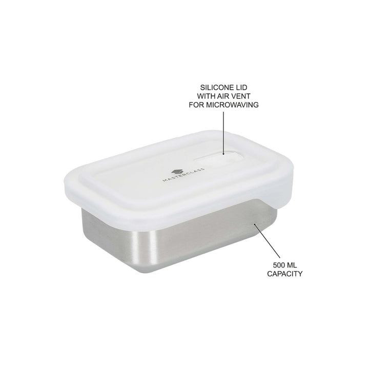 MasterClass Stainless Steel All-in-One Container - Snack