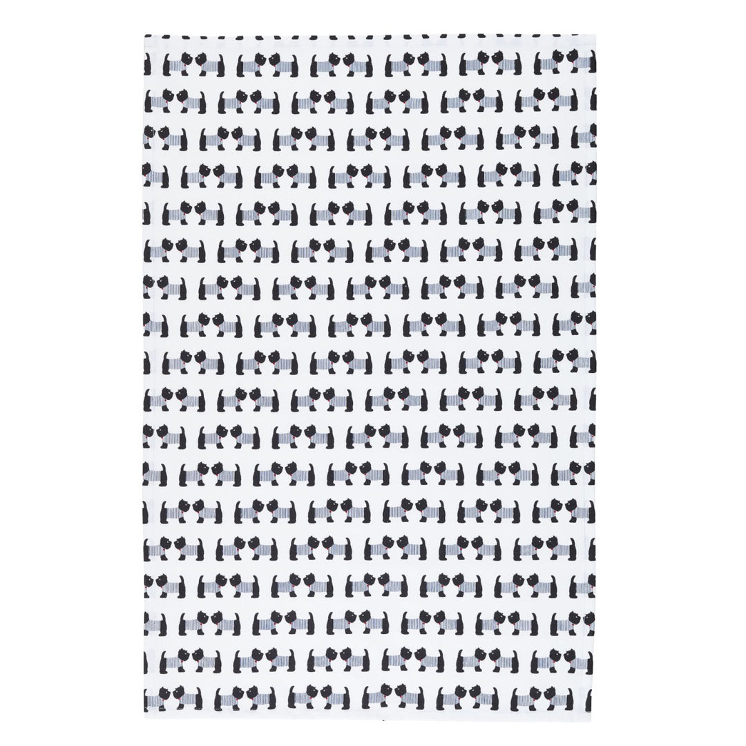 KitchenCraft Westie Dog Tea Towels Set