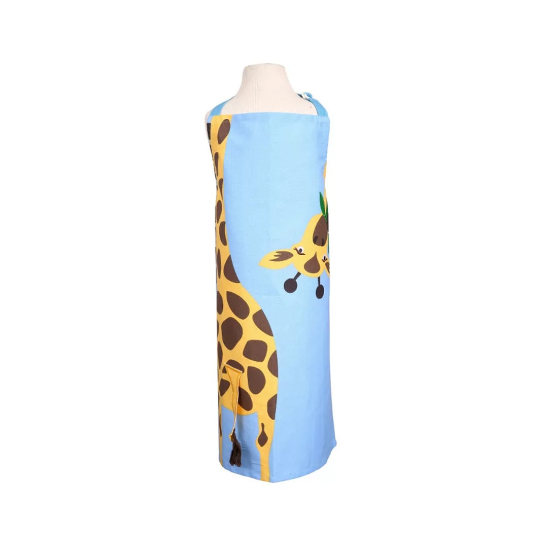 Dexam Blue Giraffe Children's Apron