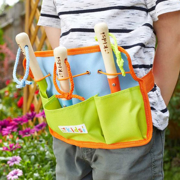 Smart Garden - Kids Tool Belt & 3 Wooden Handled Tools