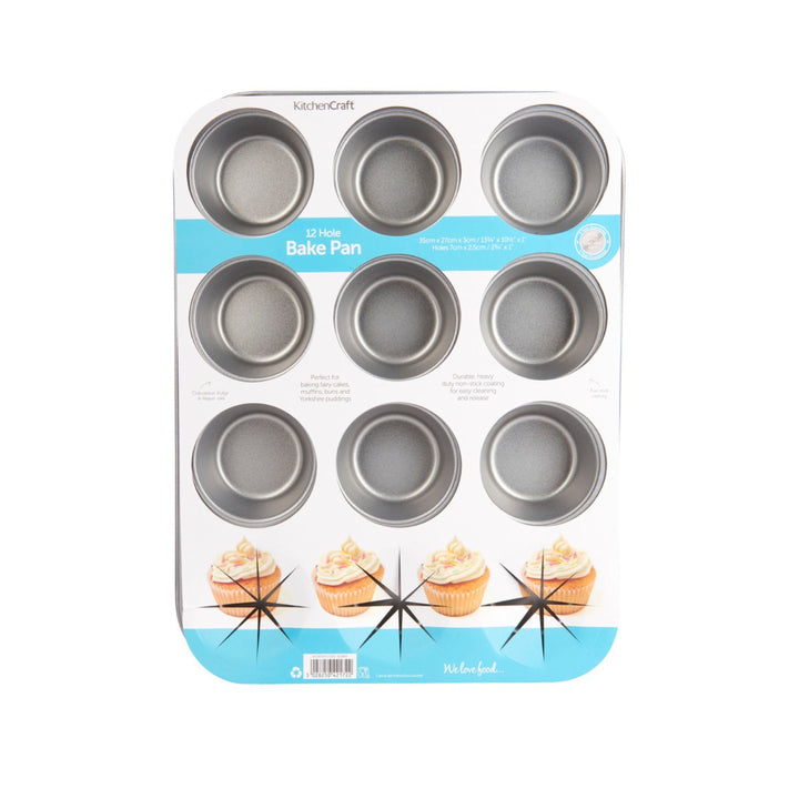 KitchenCraft Non-Stick Bake Pan - 12 Hole
