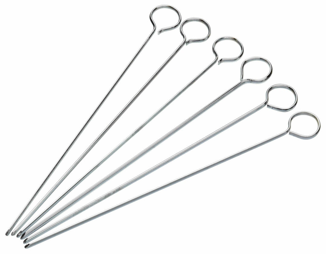 KitchenCraft Stainless Steel Flat Sided Cooking Skewers