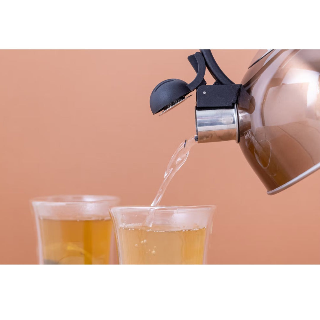 La Cafetiére 1.3L Copper Whistling Kettle