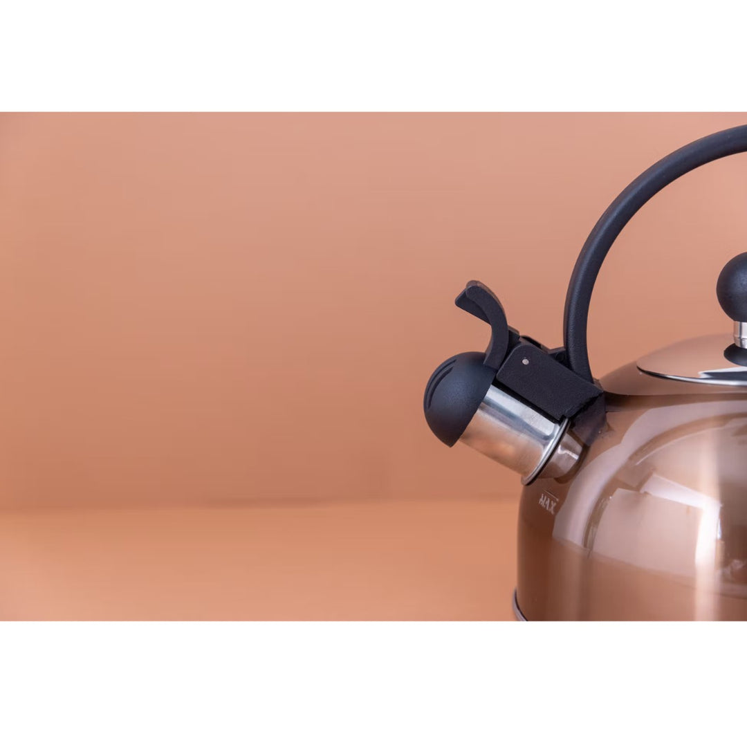 La Cafetiére 1.3L Copper Whistling Kettle
