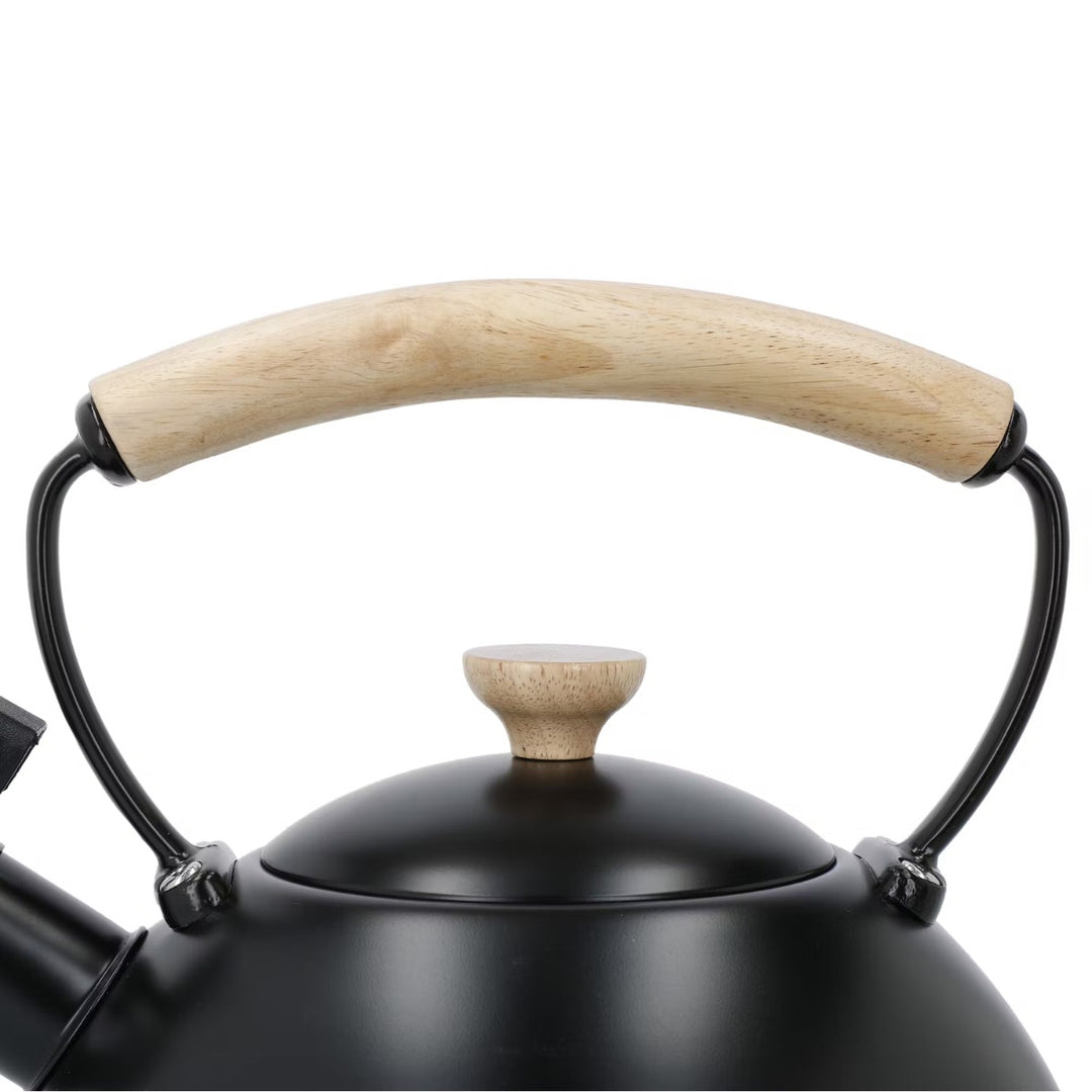 La Cafetiére 1.6L Black Whistling Kettle