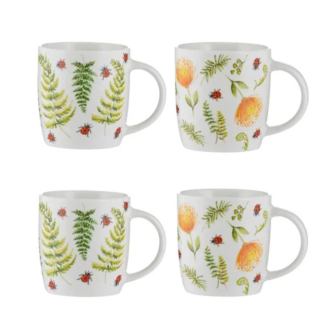 Price & Kensington Ladybird Fine China Mugs - Set of 4
