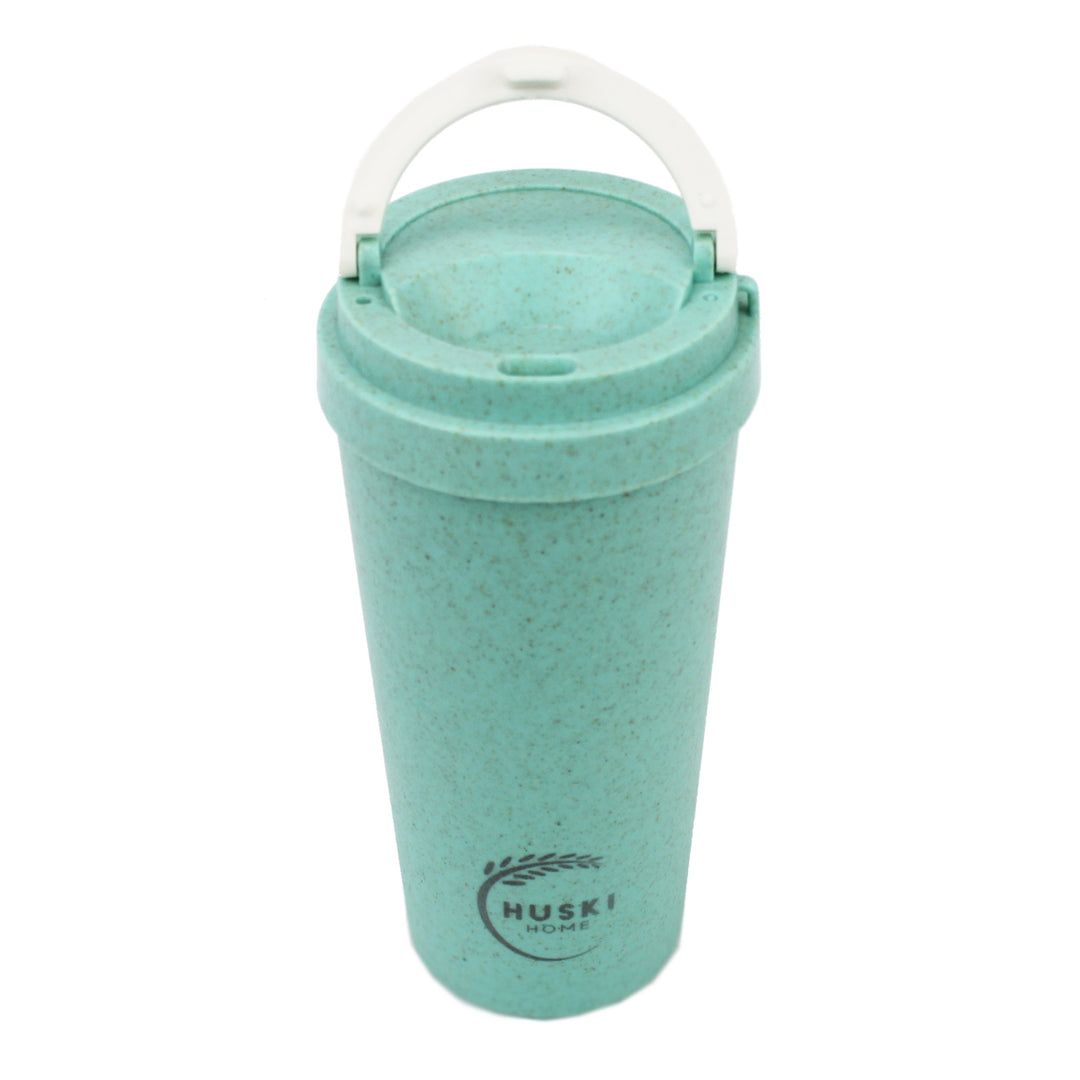 Huski Home Lagoon Blue Rice Husk Travel Cup - 500ml