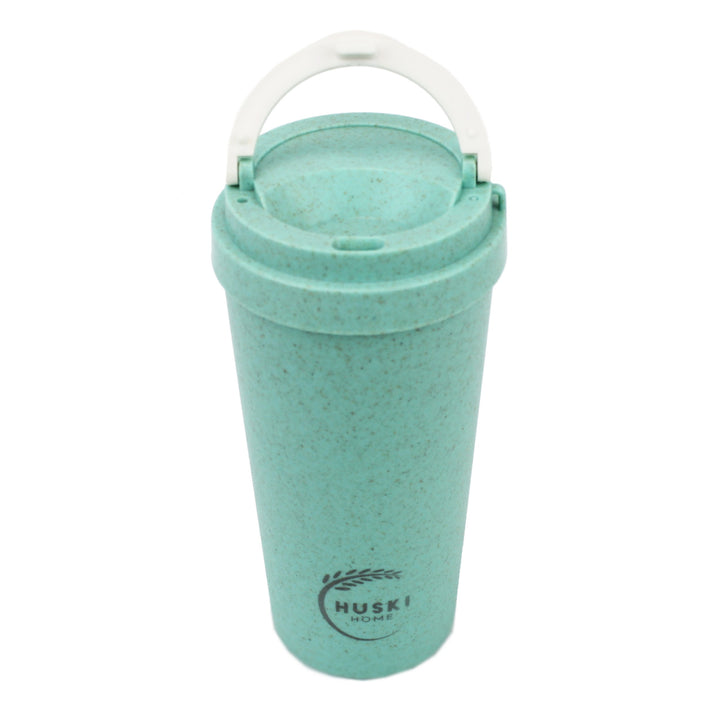 Huski Home Lagoon Blue Rice Husk Travel Cup - 500ml