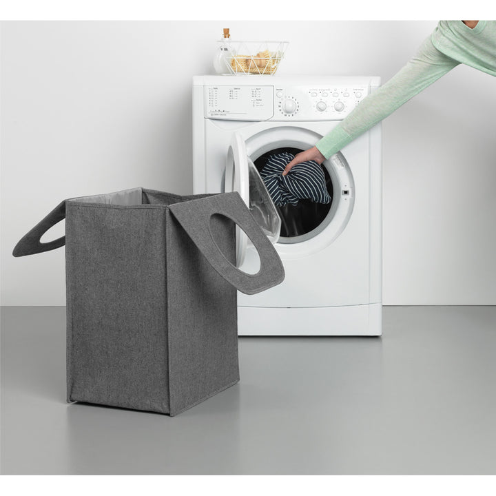 Brabantia Rectangular Pepper Black Laundry Bag