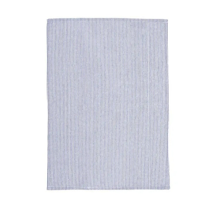 Le Chateau Woven Stripe Tea Towels Set - Black