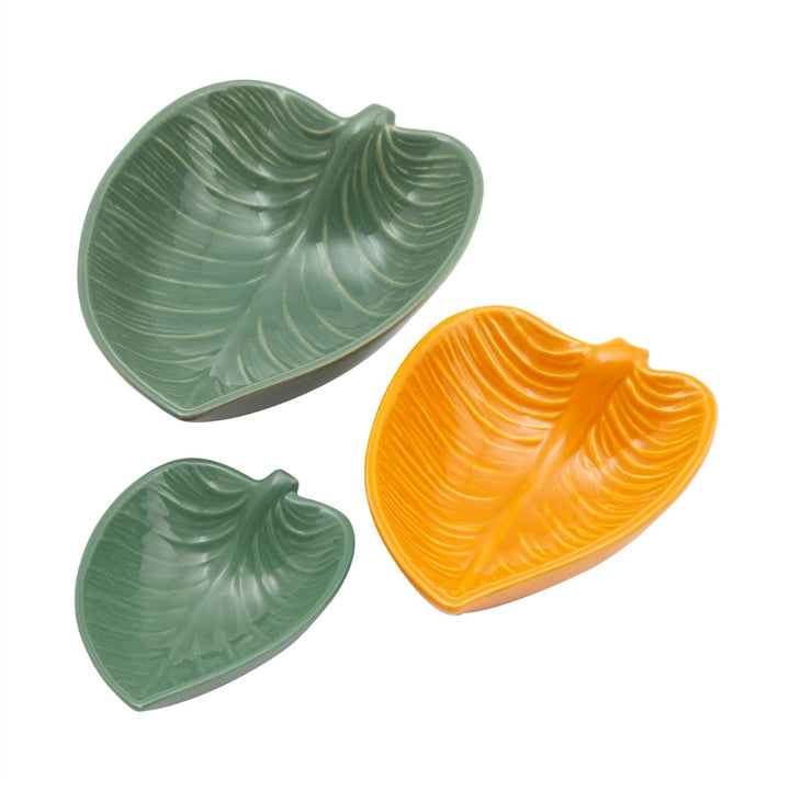 Mason Cash In The Forest Leaf Bowl Set