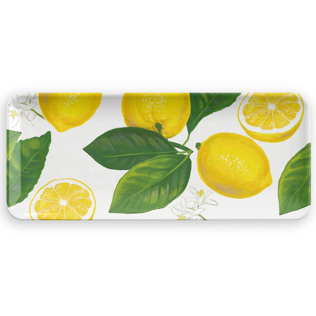 Lemon Fresh Melamine Salad & Nibbles Serving Set