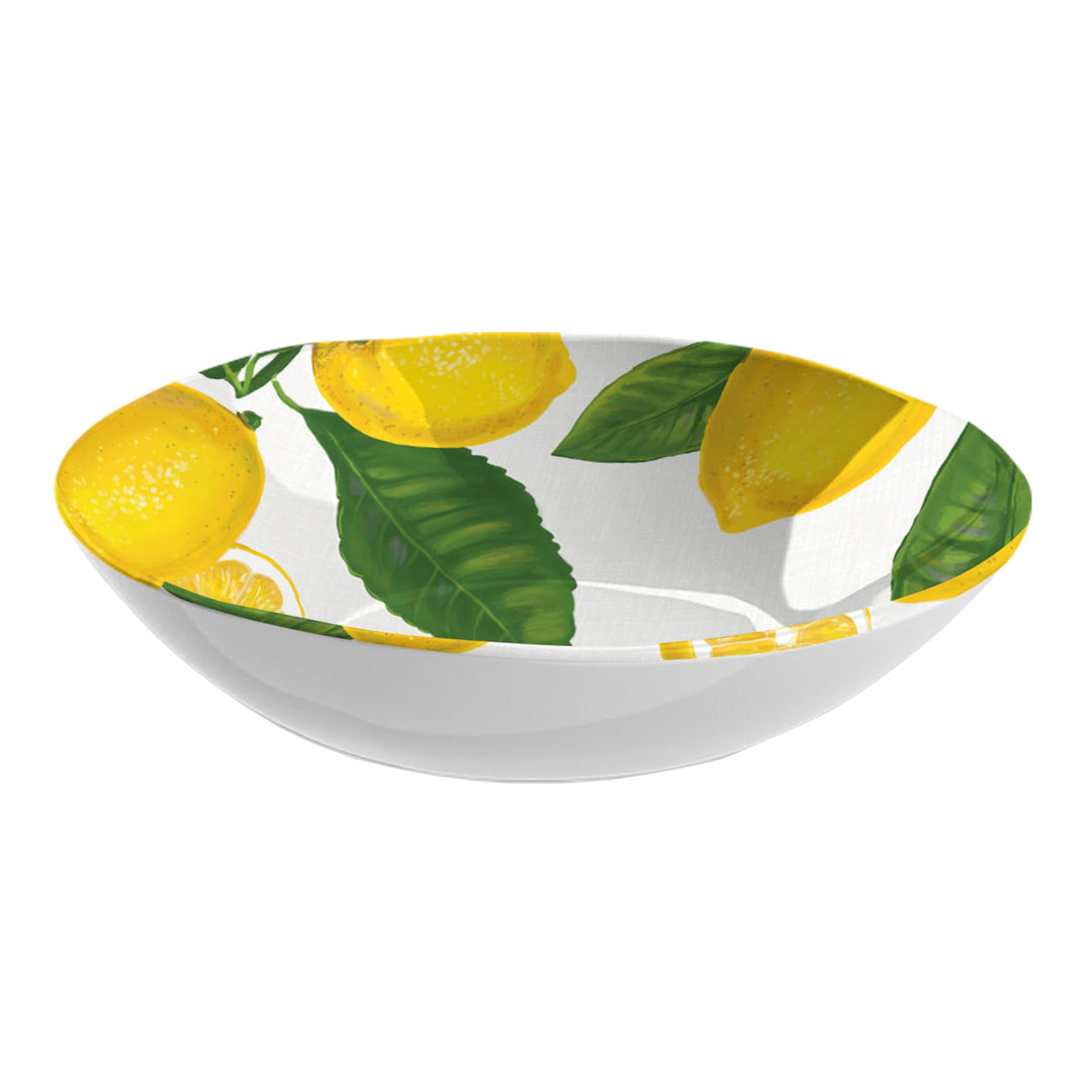 Lemon Fresh Melamine Salad & Nibbles Serving Set