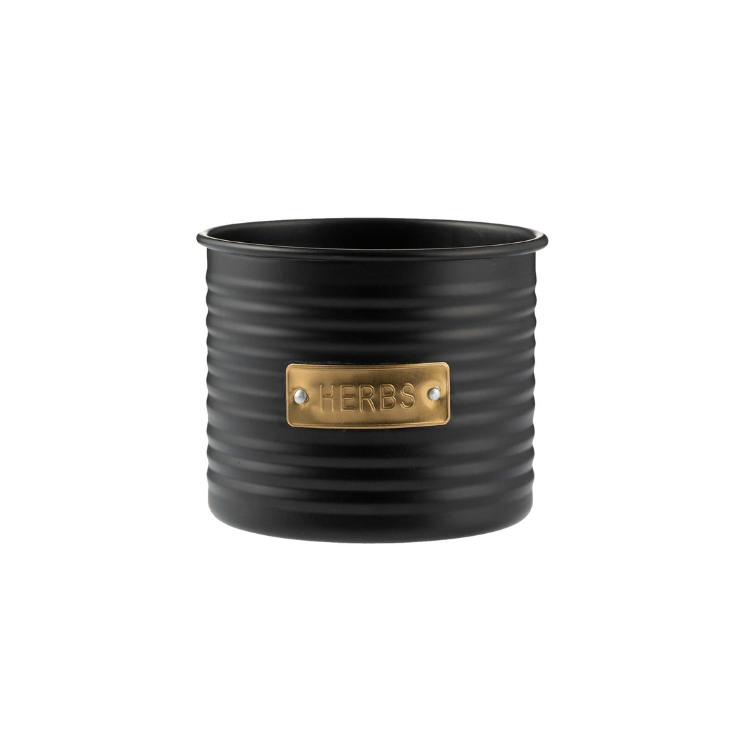 Typhoon Otto Black Herb Planter
