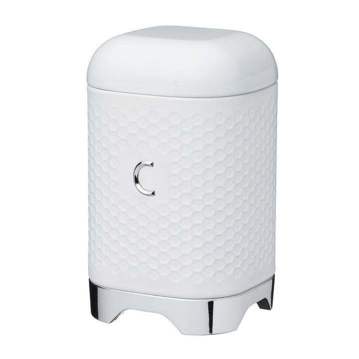Lovello White Coffee Canister
