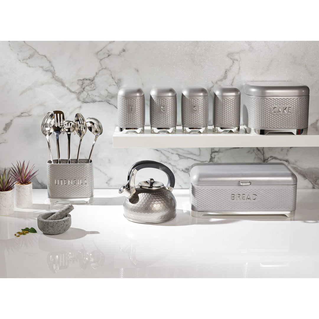 Lovello Grey Coffee Canister