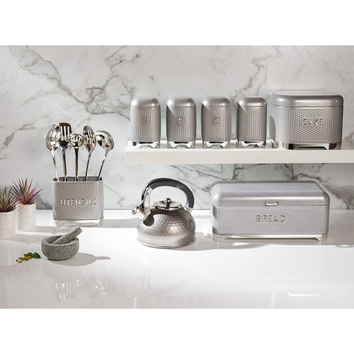 Lovello Grey Coffee Canister