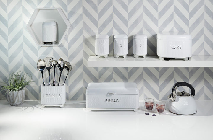 Lovello White Sugar Canister