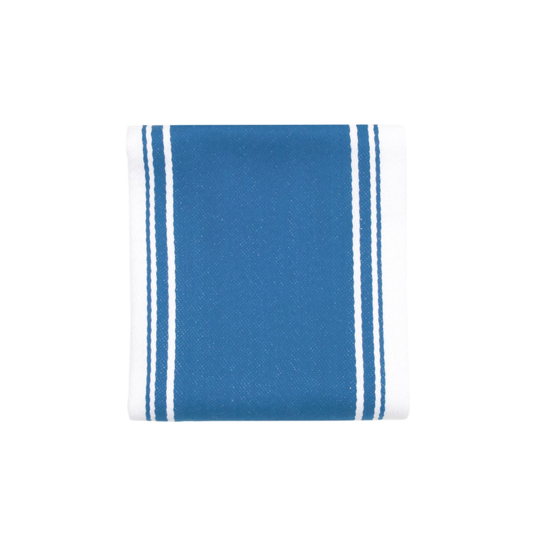 Dexam Love Colour Striped Tea Towel - Moroccan Blue