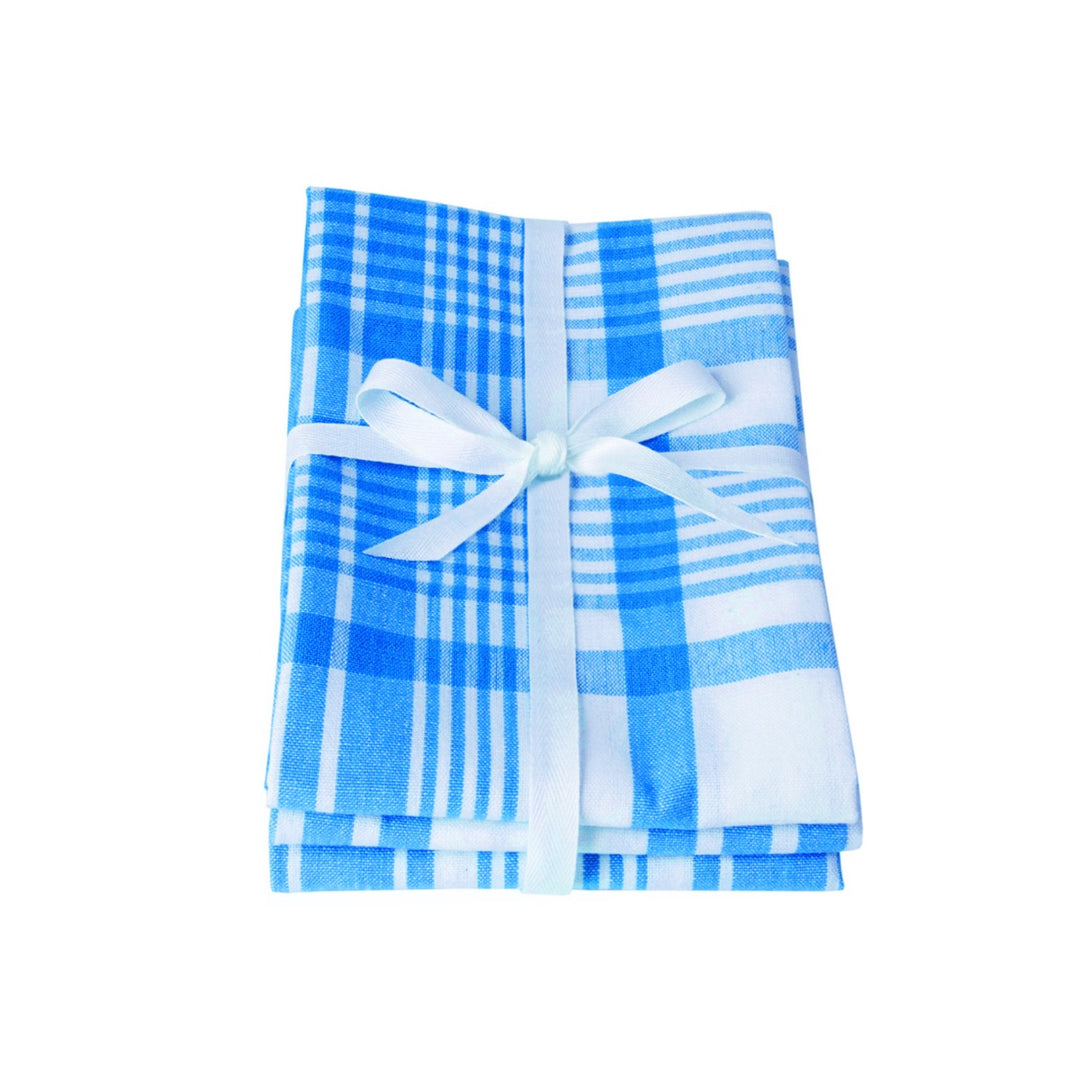 Dexam Love Colour Moroccan Blue Extra Large Tea Towels - Set of 3