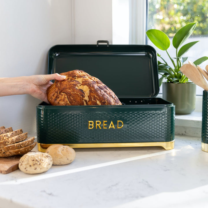 Lovello Green Bread Bin