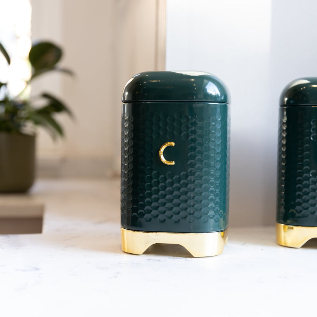 Lovello Green Coffee Canister