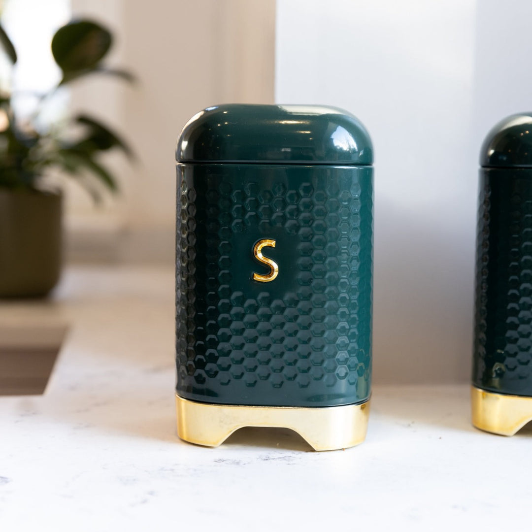 Lovello Green Sugar Canister