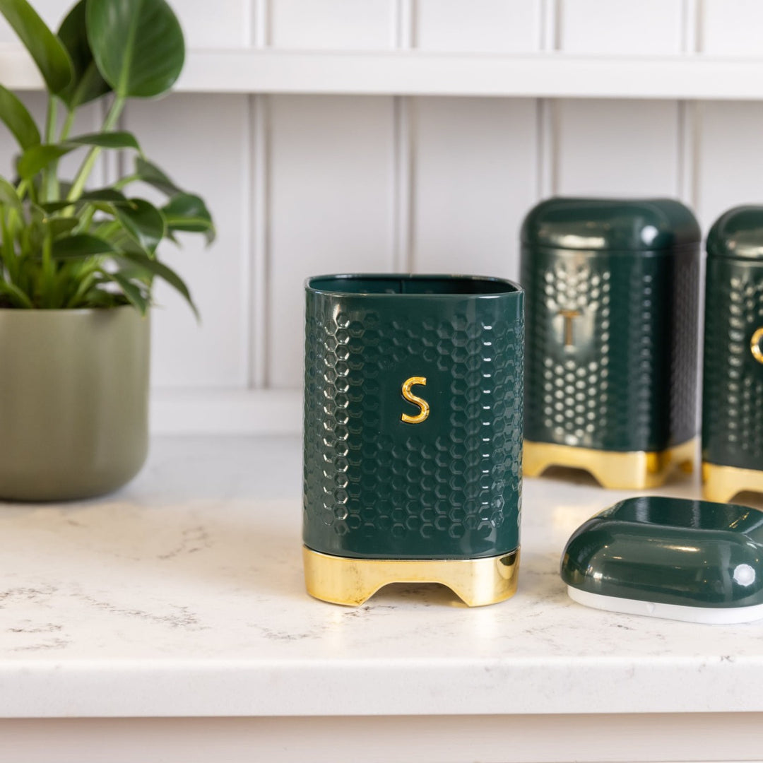 Lovello Green Sugar Canister
