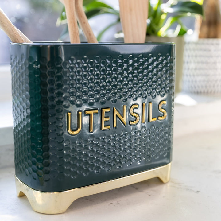 Lovello Green Utensil Holder