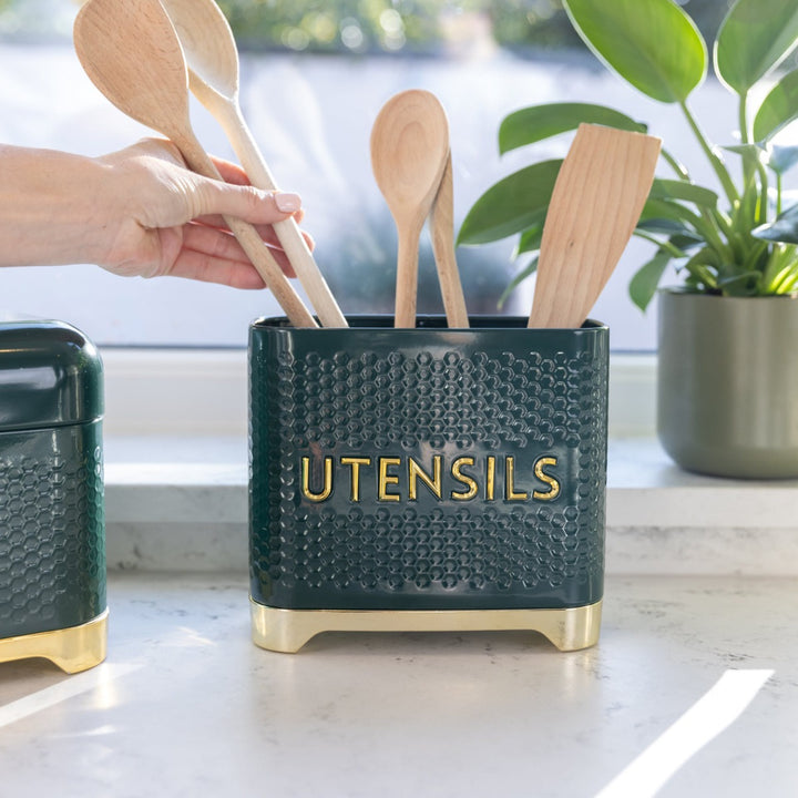 Lovello Green Utensil Holder