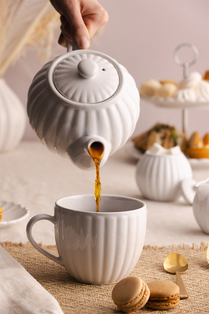 Price & Kensington Luxe White Teapot - 6 Cup
