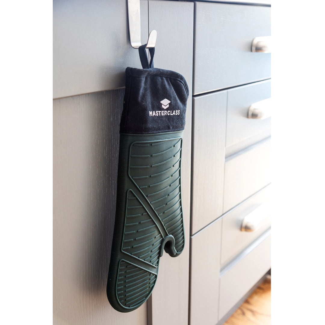MasterClass Silicone Oven Gauntlet - Green