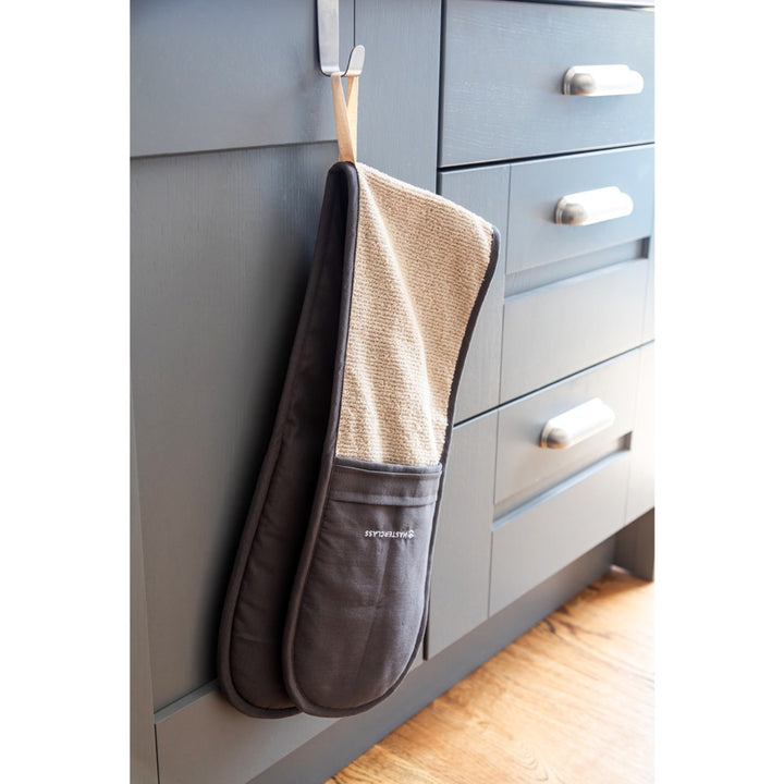 MasterClass Deluxe Professional Double Oven Glove - Grey