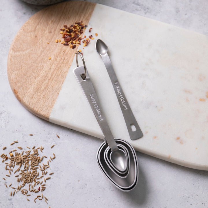 MasterClass Stainless Steel Oval Measuring Spoons