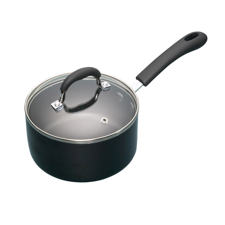 MasterClass Non-Stick Saucepan with Lid - 3 Sizes