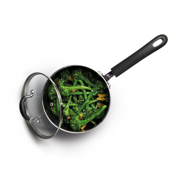 MasterClass Non-Stick Saucepan with Lid - 3 Sizes