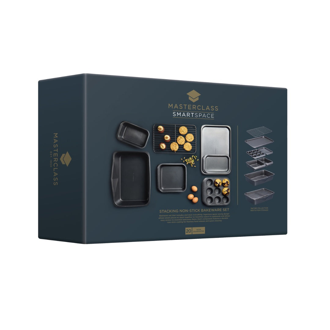 MasterClass Smart Space Stacking 7 Piece Roasting & Baking Set