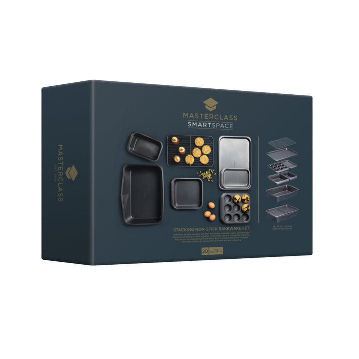 MasterClass Smart Space Stacking 7 Piece Roasting & Baking Set