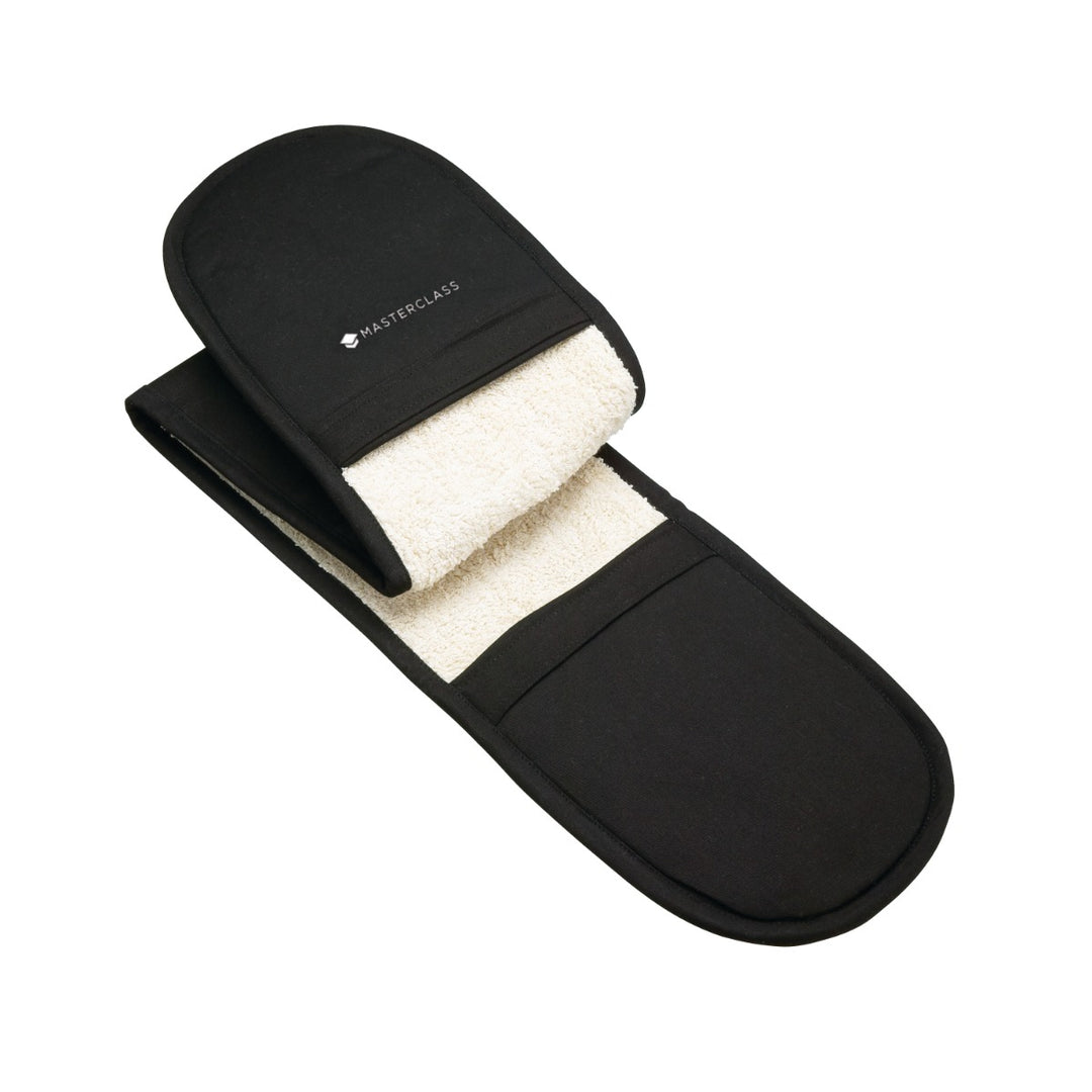 MasterClass Deluxe Professional Double Oven Glove - Black