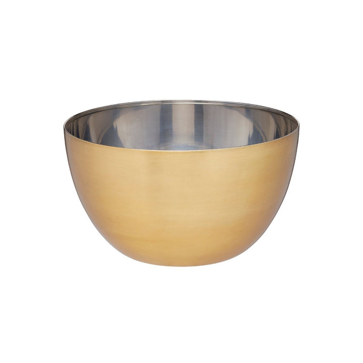 MasterClass Stainless Steel Brass Finish Bowl