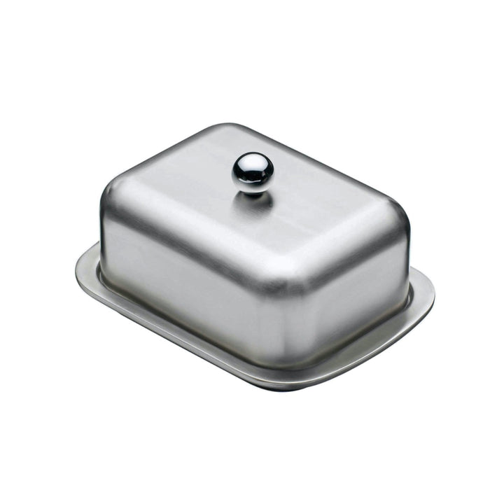 MasterClass Stainless Steel Covered Butter Dish