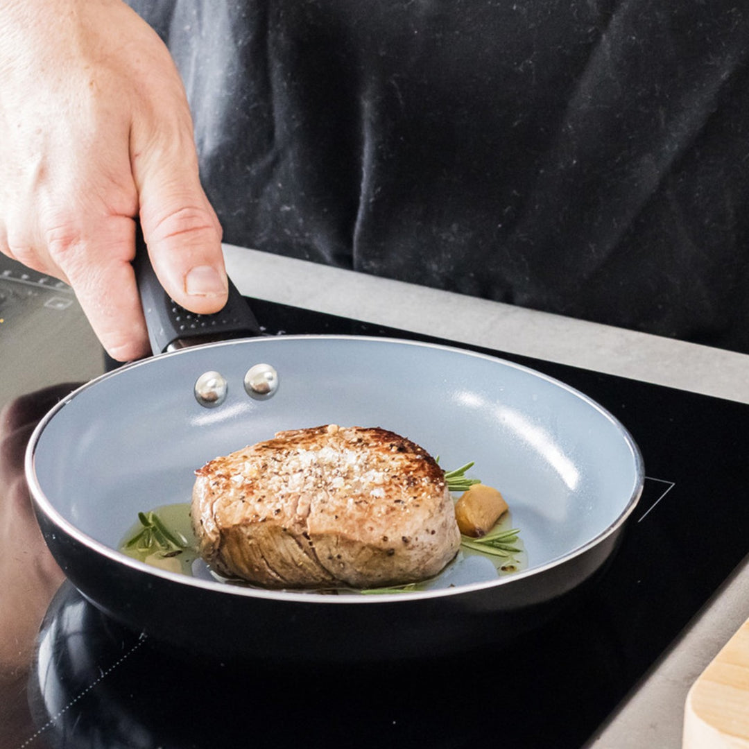 MasterClass Ceramic Non-Stick Frying Pan - 5 Sizes