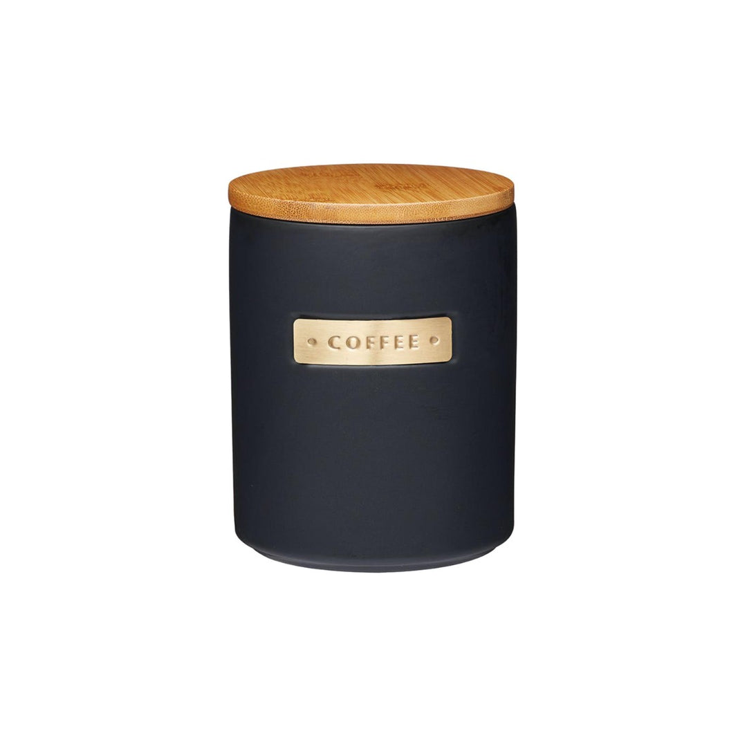 MasterClass Black & Brass Coffee Canister