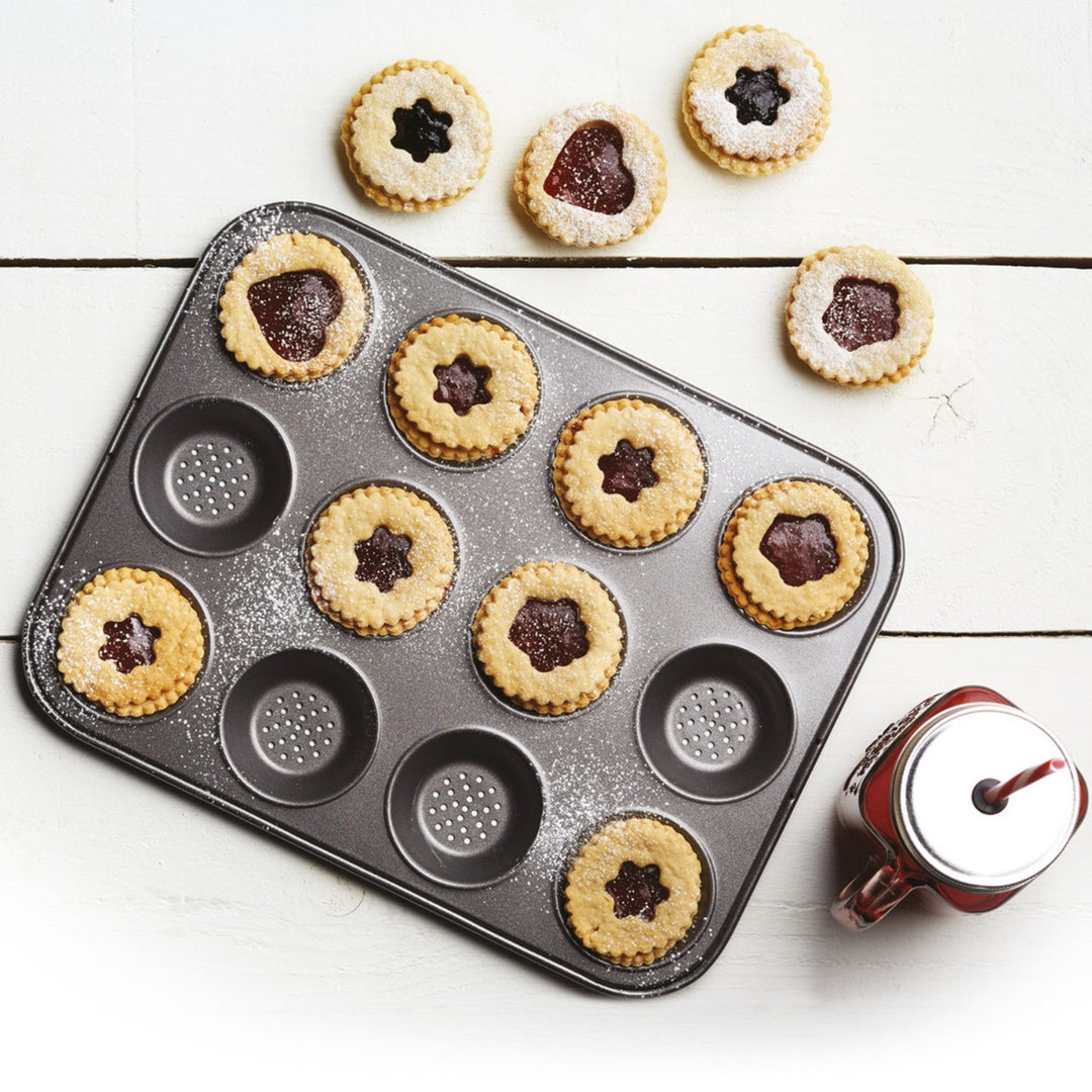 MasterClass Crusty Bake Shallow Baking Tin - 12 Hole