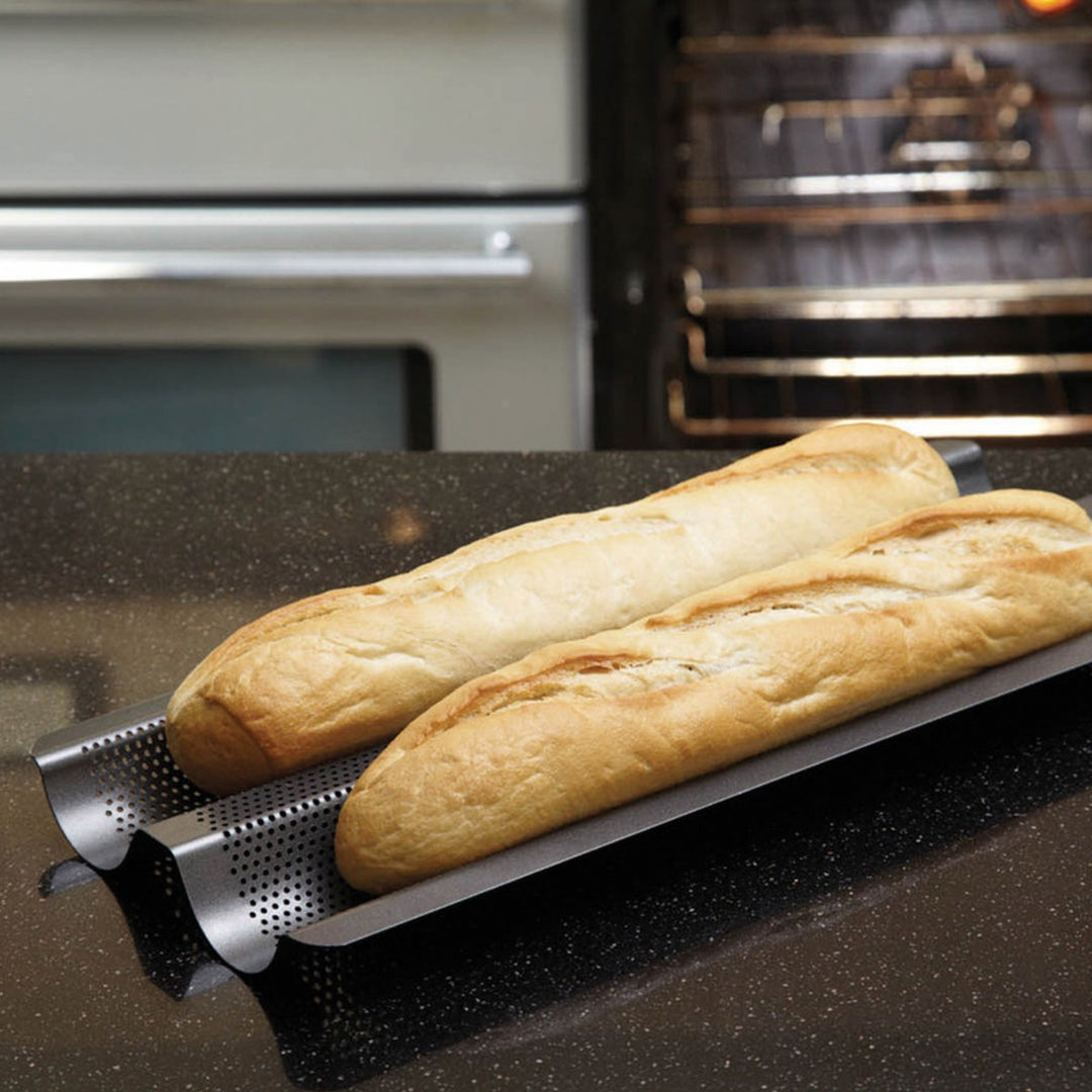 MasterClass Crusty Bake Non-Stick Baguette Tray