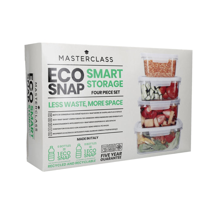 MasterClass Eco Snap Smart Storage Containers Set