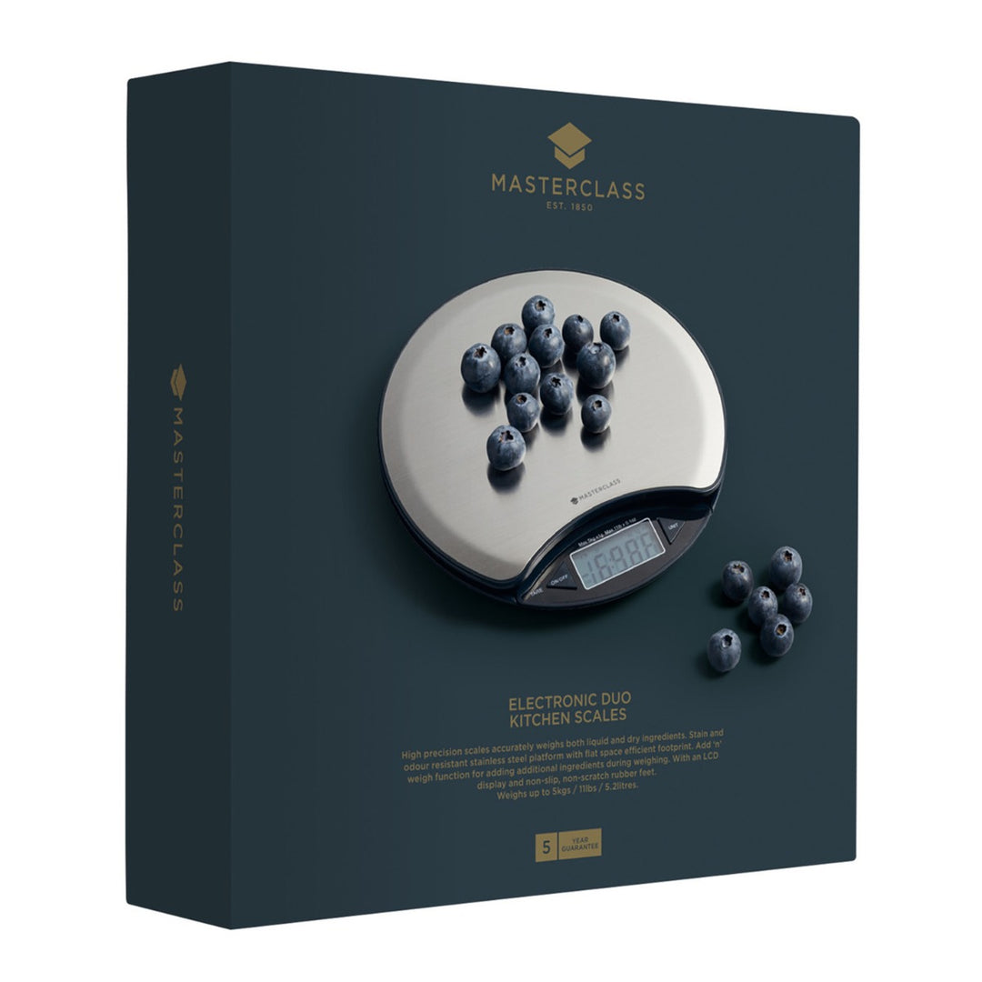 MasterClass Electronic Duo Round Kitchen Scales