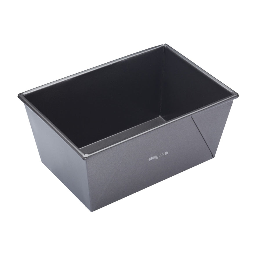 masterclass non stick metal loaf baking tin with a 4lb capacity