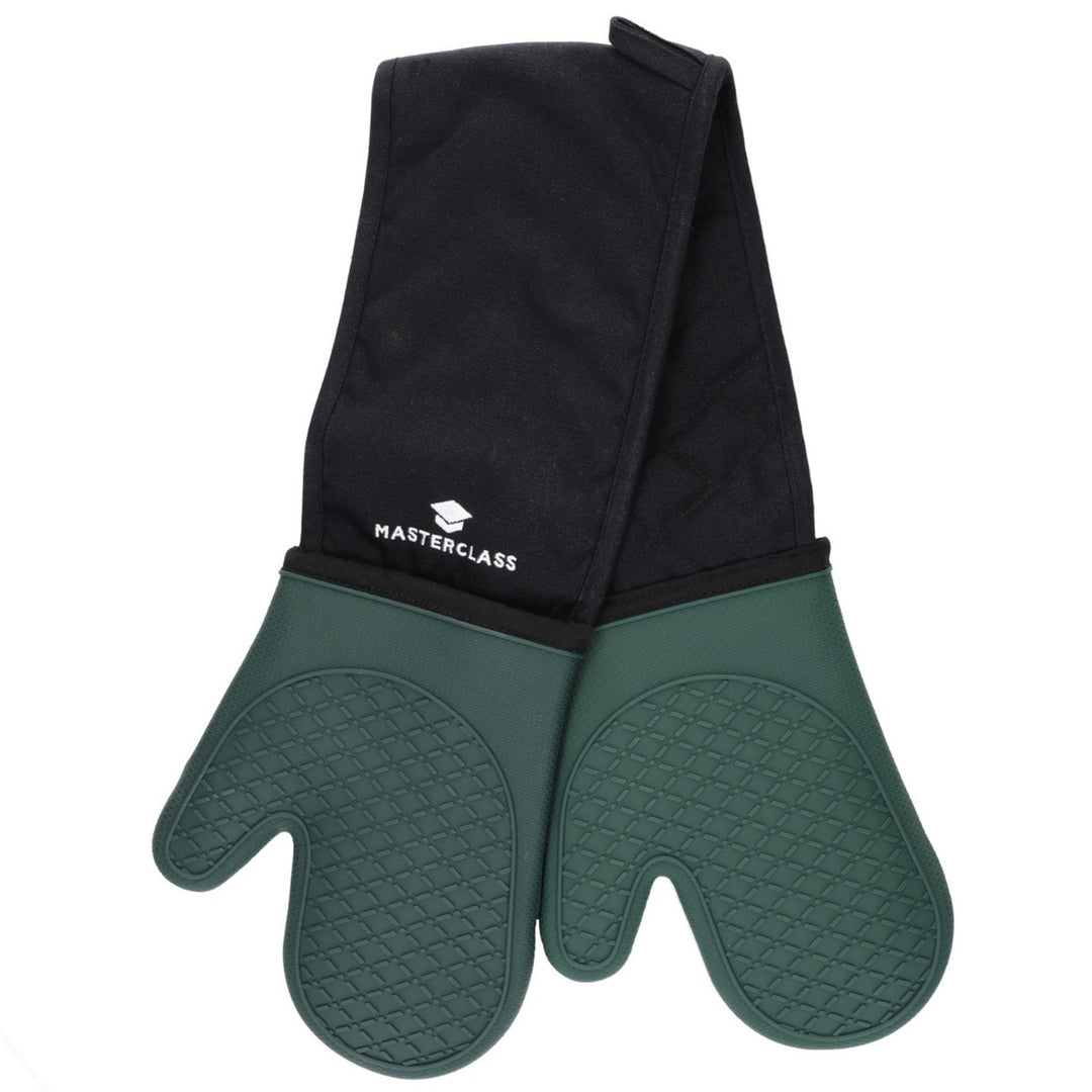 MasterClass Silicone Double Oven Glove - Green