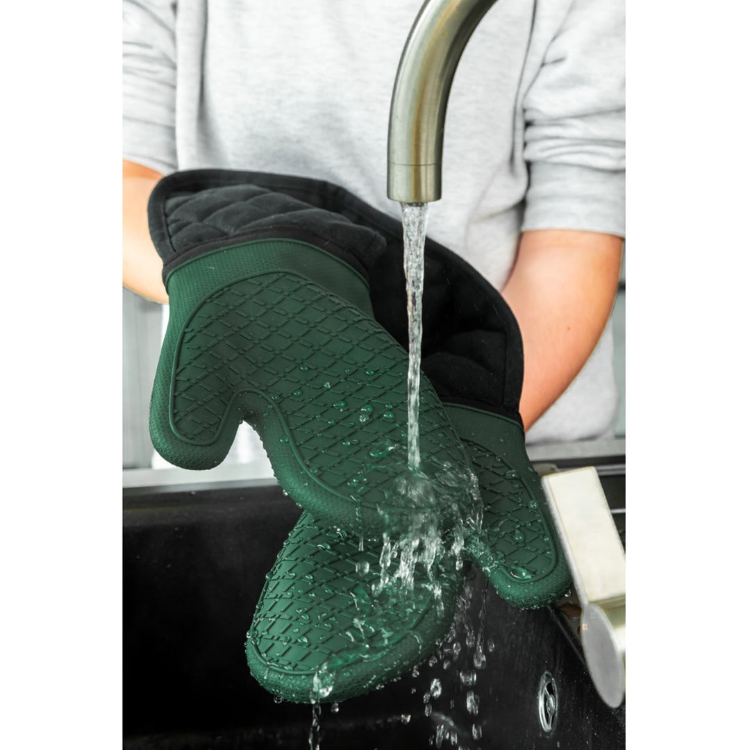 MasterClass Silicone Double Oven Glove - Green
